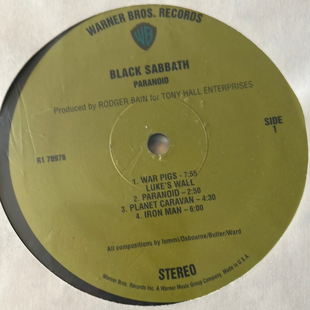 BLACK SABBATH - paranoid