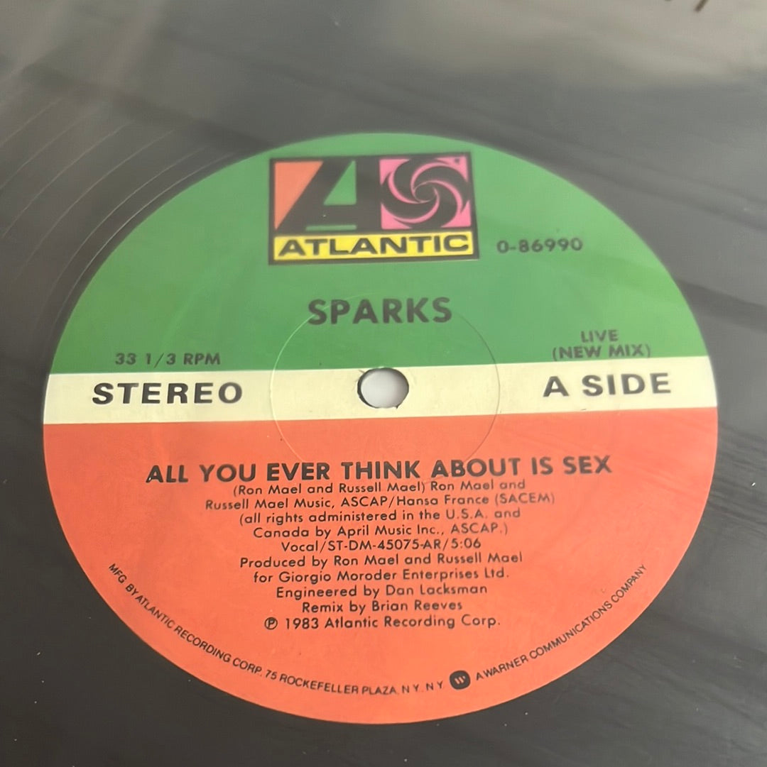 SPARKS - all you ever think about is sex