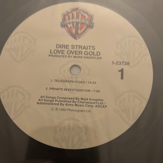 DIRE STRAITS - love over gold