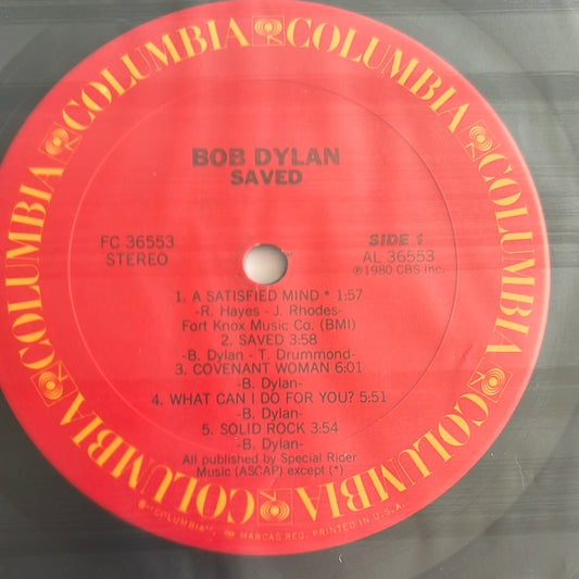 BOB DYLAN - saved