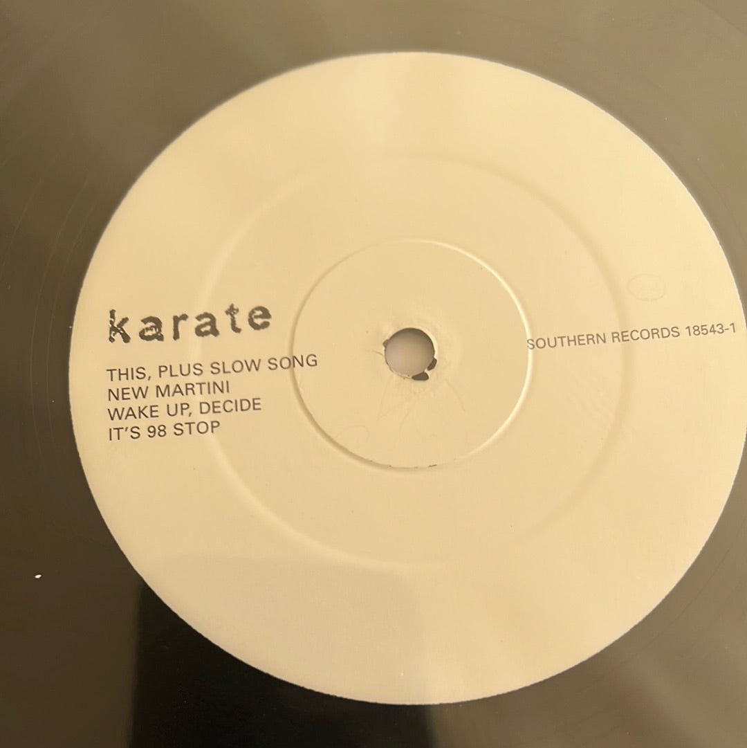 KARATE - in place of real insight