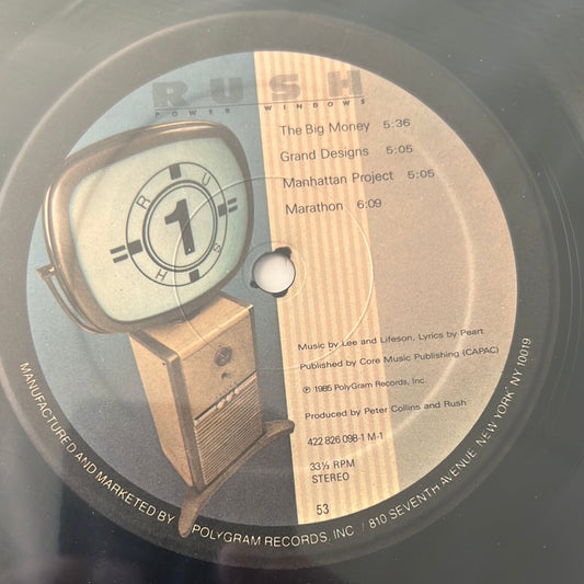 RUSH - power windows