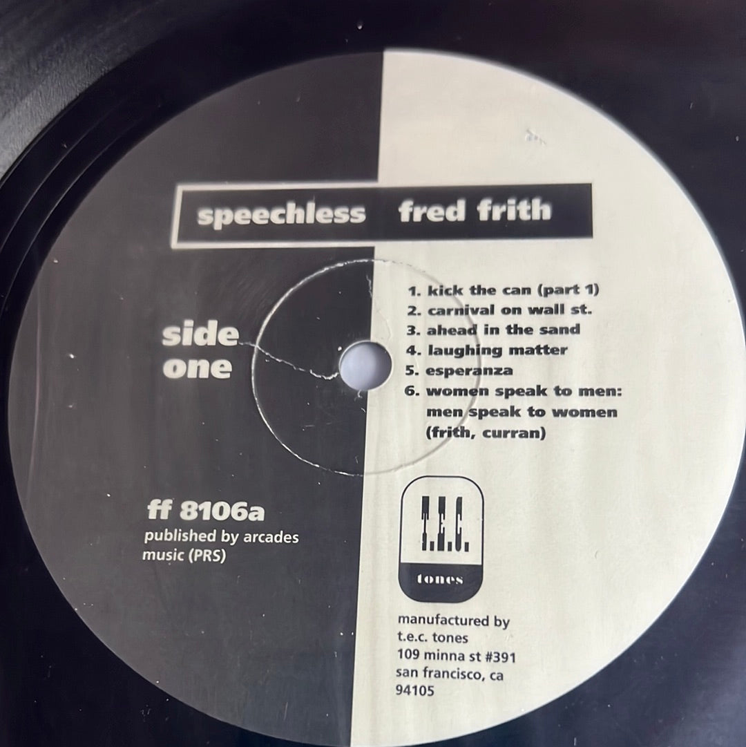 FRED FRITH “speechless”