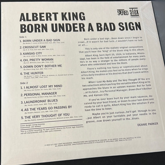 ALBERT KING - born under a bad sign