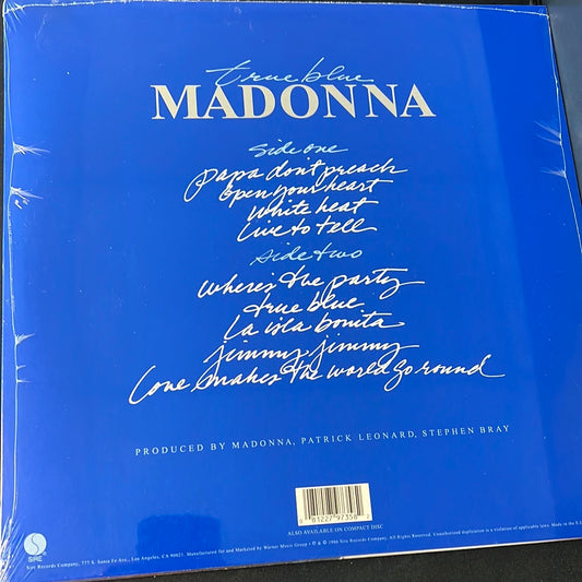 MADONNA - true blue