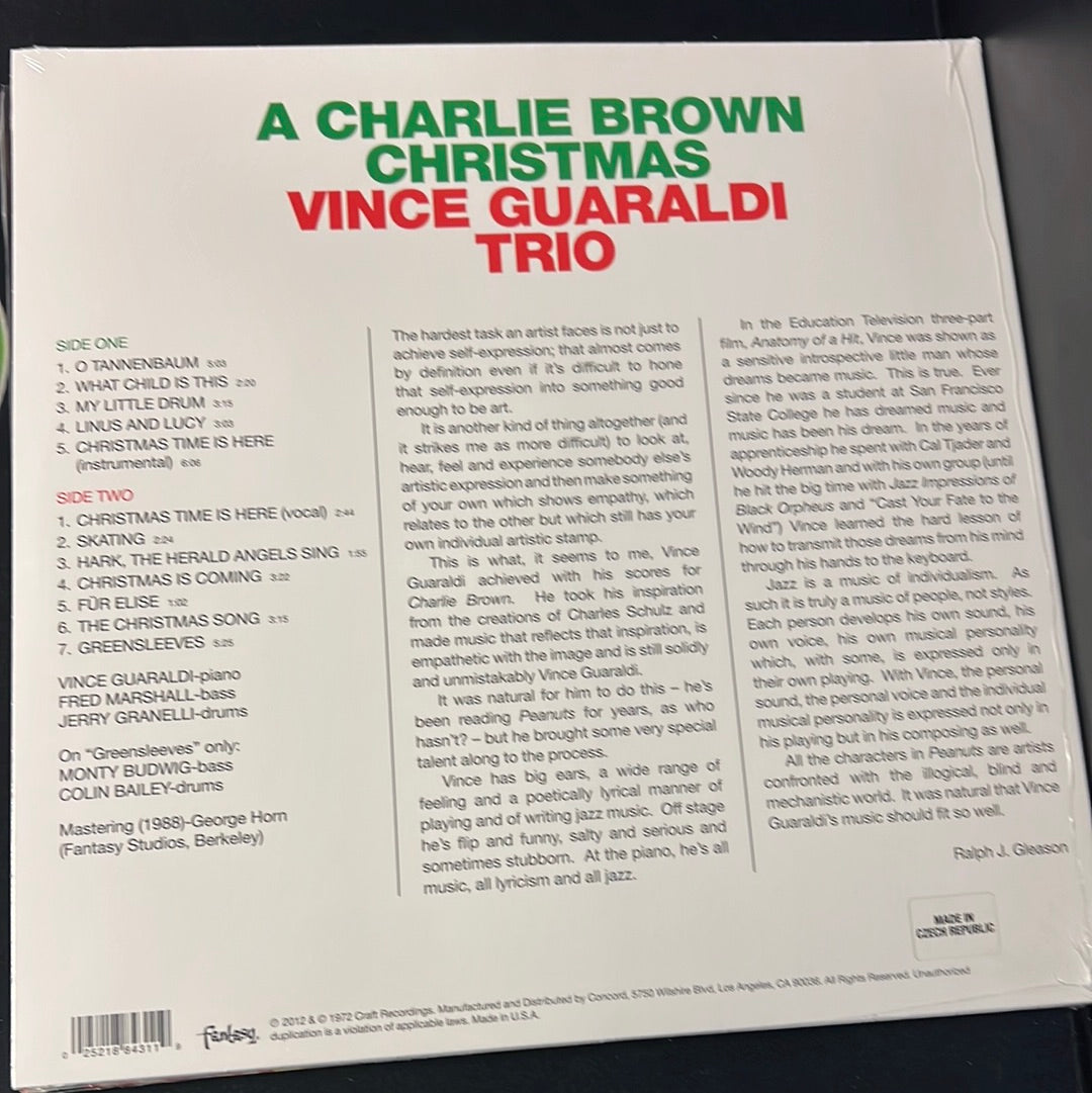 A CHARLIE BROWN CHRISTMAS - Vince Guaraldi Trio