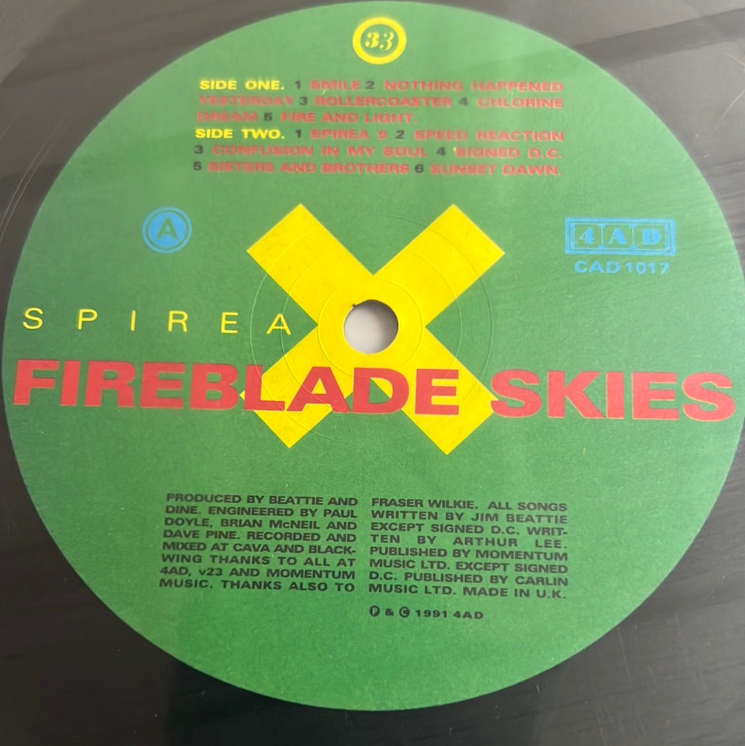 SPIRES X “fireblade skies”