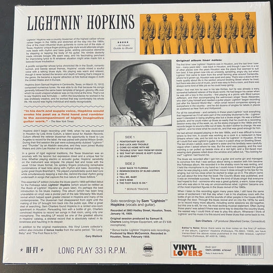 LIGHTNIN’ HOPKINS - self-titled