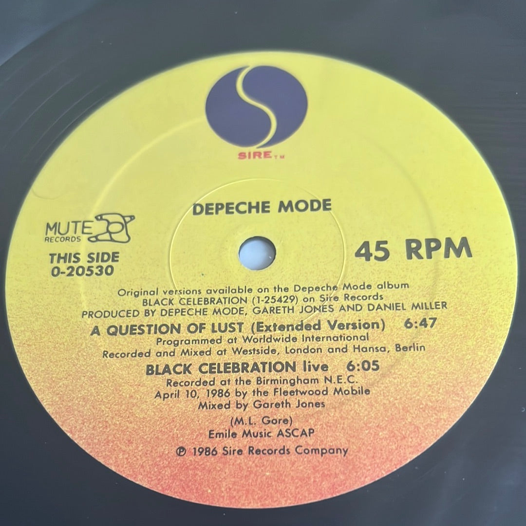 DEPECHE MODE “a question of time”