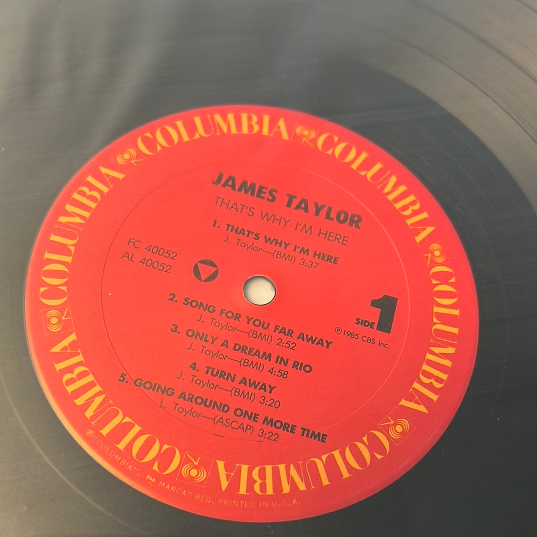 JAMES TAYLOR - that’s why I’m here