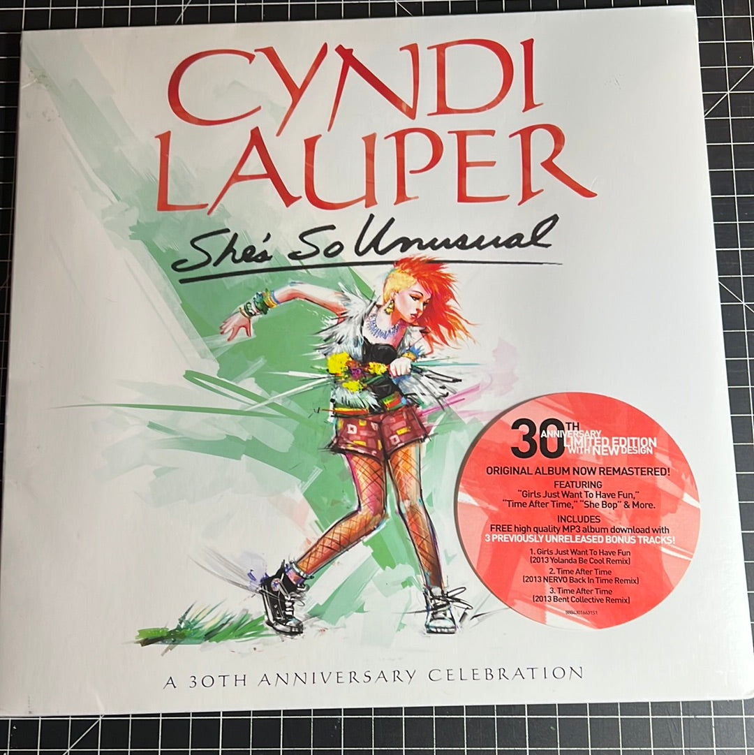 CYNDI LAUPER “She’s So Unusual”