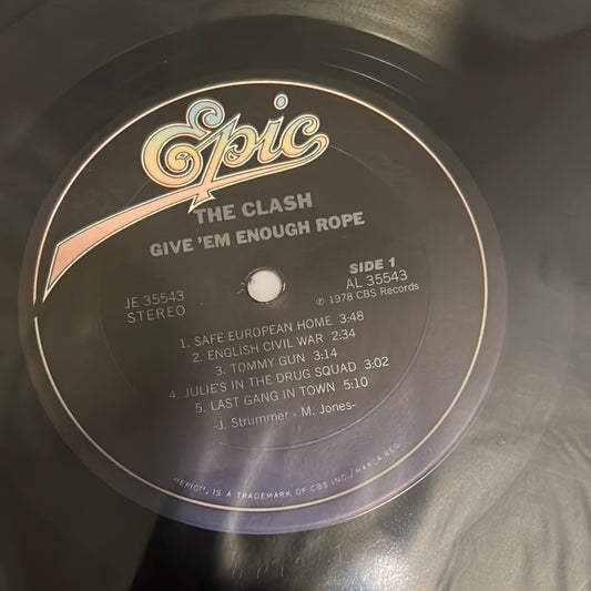 THE CLASH - give ‘em enough rope