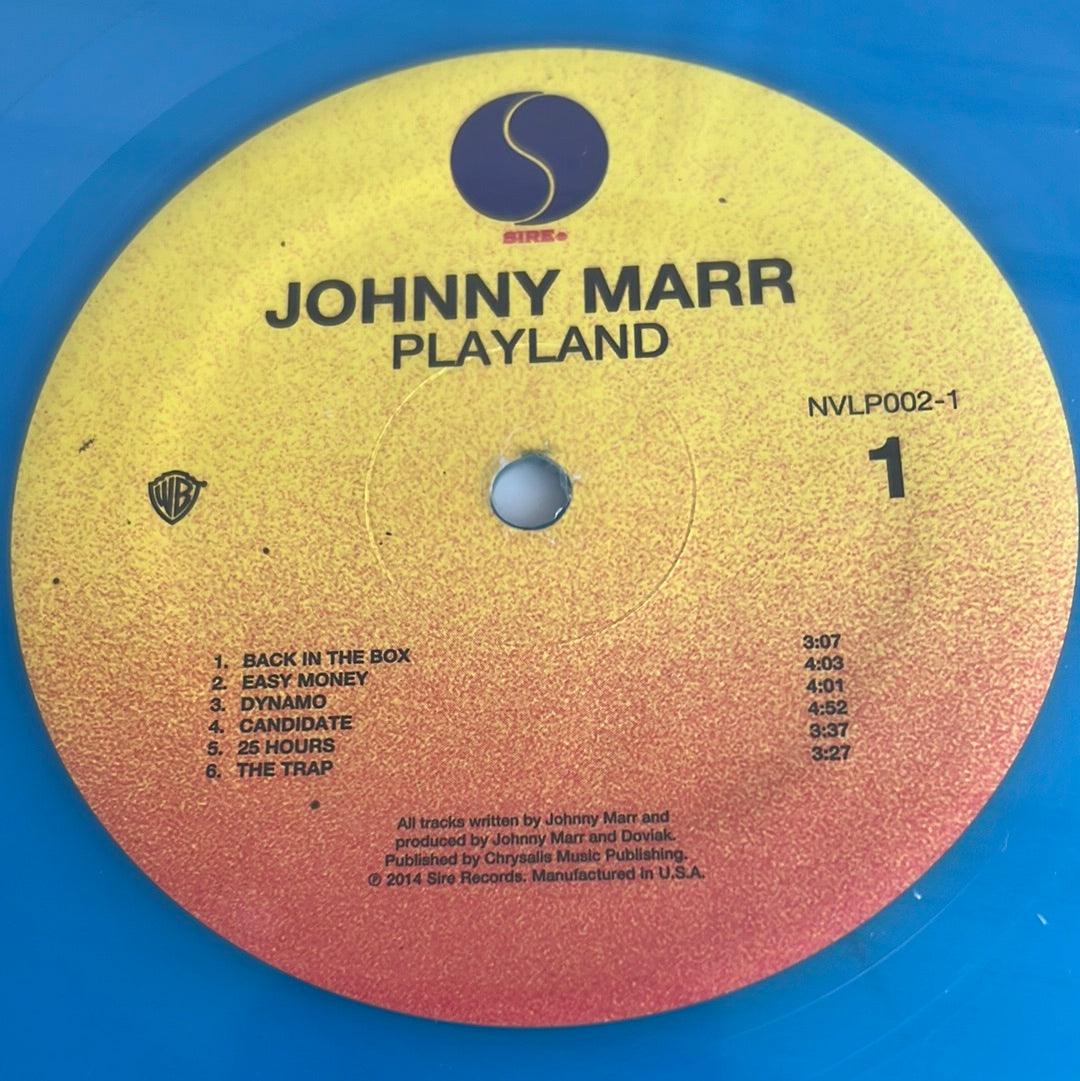 JOHNNY MARR  “playland”