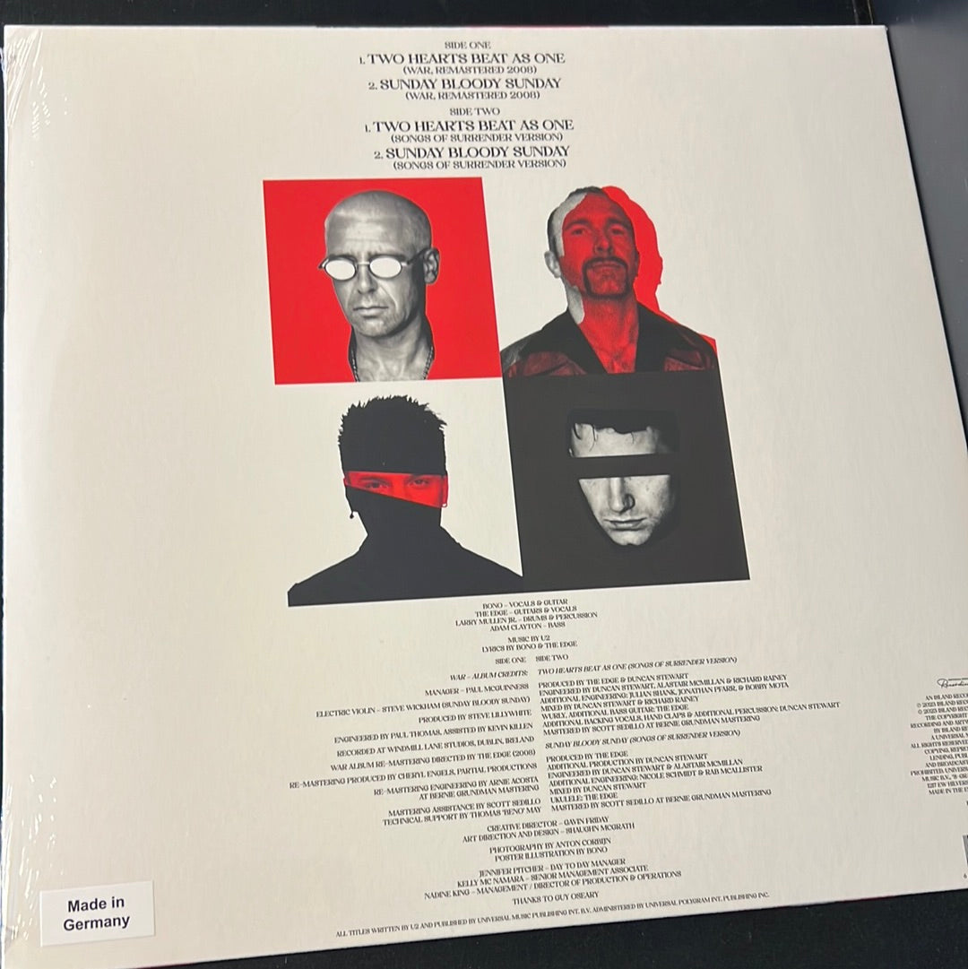 U2 - two hearts/Sunday Bloody Sunday