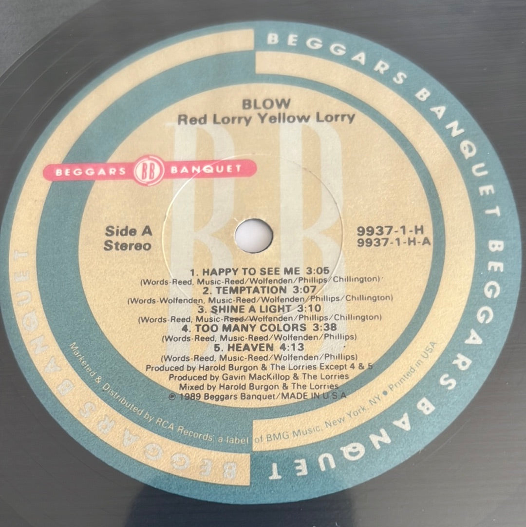 RED LORRY YELLOW LORRY “blow”