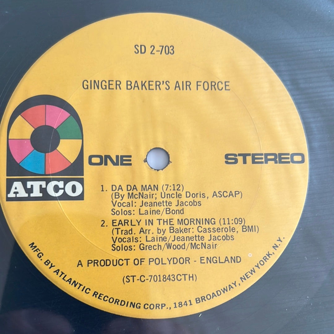 GINGER BAKER G Baker s Air Force Northwest Grooves GINGER BAKER G Baker s Air Force Northwest Grooves