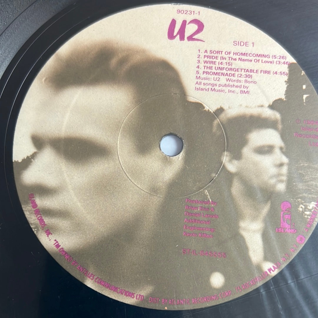 U2 “the unforgettable fire”
