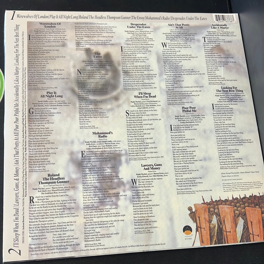 WARREN ZEVON - the best of