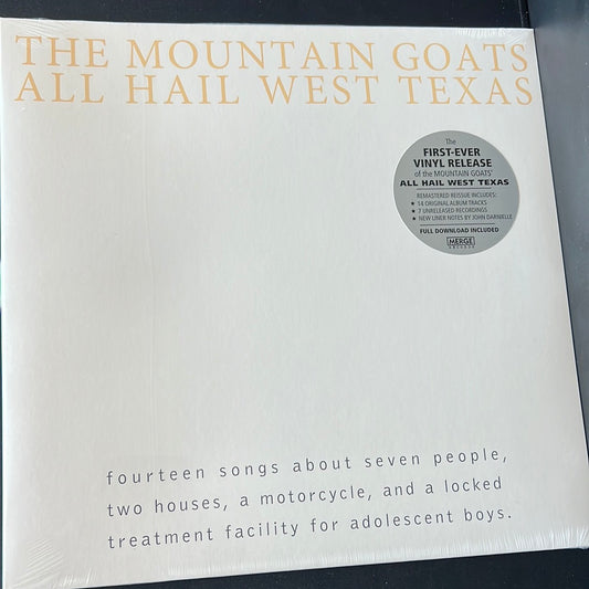THE MOUNTAIN GOATS - all hail west Texas