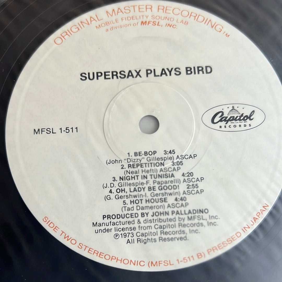 SUPERSAX “Supersax plays Bird”