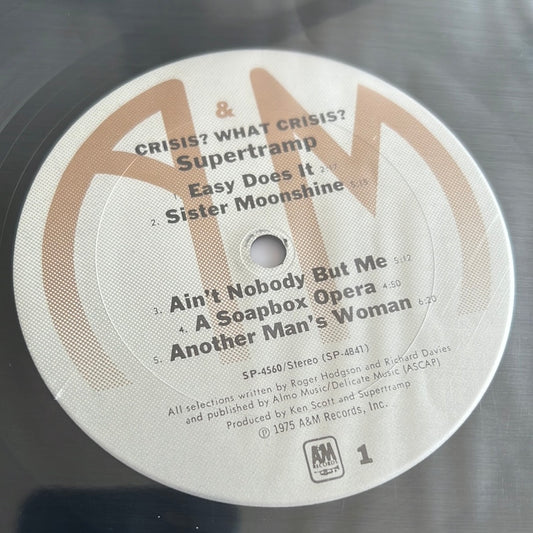 SUPERTRAMP - crisis? what crisis?