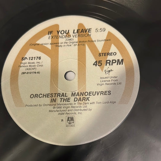 ORCHESTRAL MANOEUVRES IN THE DARK - if you leave