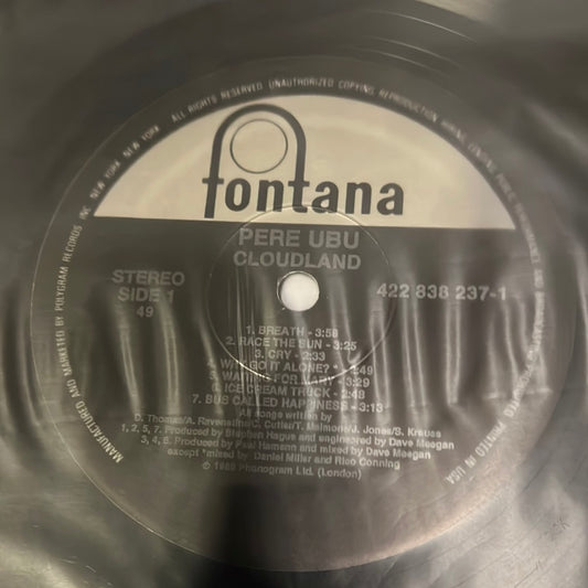 PERE UBU - cloudland