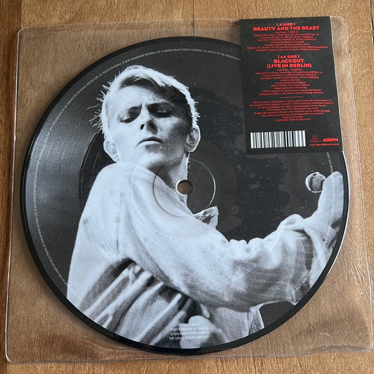 DAVID BOWIE - BEAUTY AND THE BEAST - 7” picture disc