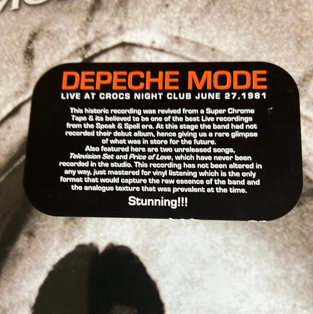 DEPECHE MODE “live at crocs night club”